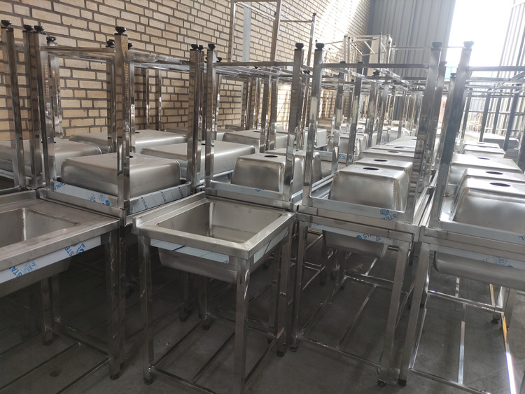 سینک دو لگن و وان 80 سانتی استیل کیفیت عالی ضخامت 0,7